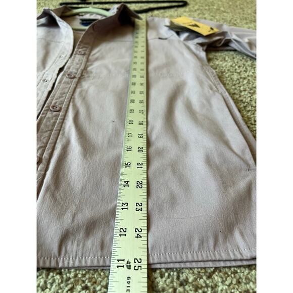 Women's Burton Work Stretch Long Sleeve Overshirt, NWT, Lt Purple, NWT, Small - Picture 11 of 13